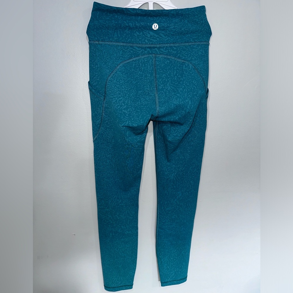 Lululemon Invigorate High-Rise Tight 25" - Crunch Teal Lagoon Size 2